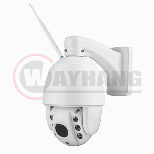 Outdoor 4G SIM Card Dome CCTV IP Camera PTZ HD1080P 5X Zoom Audio IR 60m TF Card