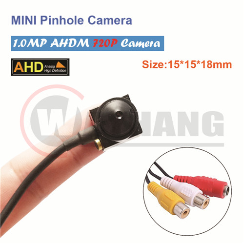 1.0MP 720P AHD pinhole mini hidden camera
