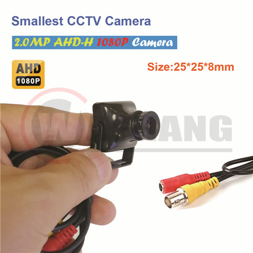 Samllest AHD 1080P camera with OSD function