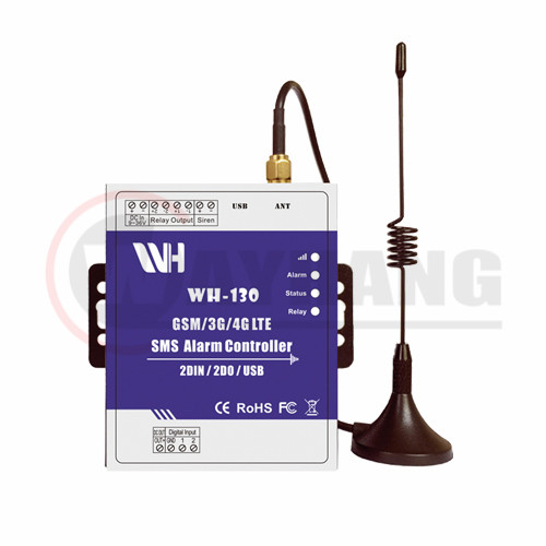 WH-130 GSM/3G/4G SMS Industrial Alarm Automation Controller Alarm Controller