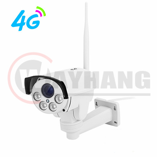 3G 4G Full HD 1080P Bullet IP Camera PTZ Outdoor Wifi 4X Pan Tilt Zoom Auto Focus 2.8-12mm