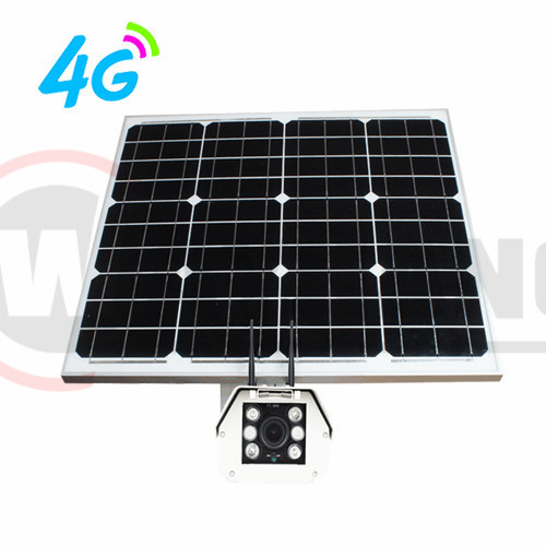 Wireless solar power ip camera wifi sim card 4G LTE starlight H.264 Waterproof IP66 Security Camera 4g
