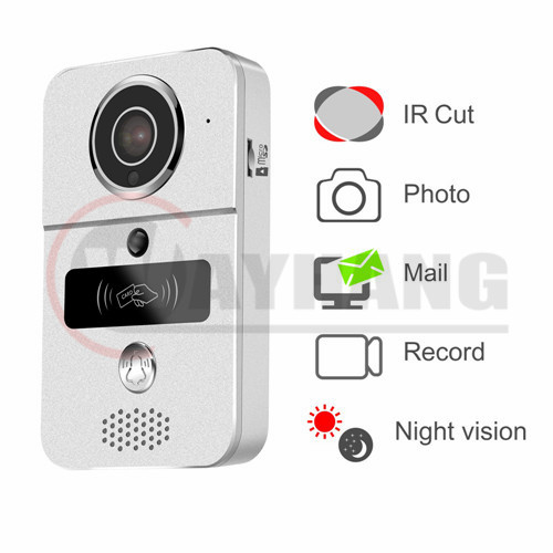 Smart phone HD screen wireless doorbell camera Two-way audio waterproof wifi doorbell camera with mobile APP