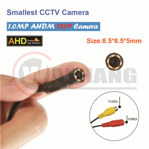 Mini Bullet HD1MP Security AHD Camera Outdoor Waterproof Low Lux Day Night Color Image CCTV Starlight Camera 720p