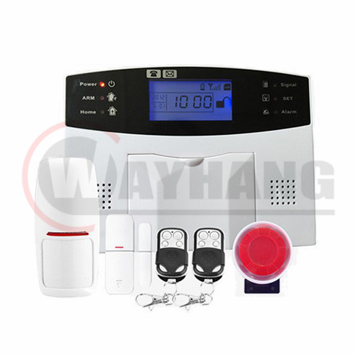 Wireless GSM Alarm Home System with LCD and Voice Message