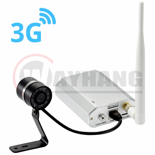 3G wireless mini CCTV IP camera WCDMA sim card motion detect onvif micro sd card recording vedio security cameras