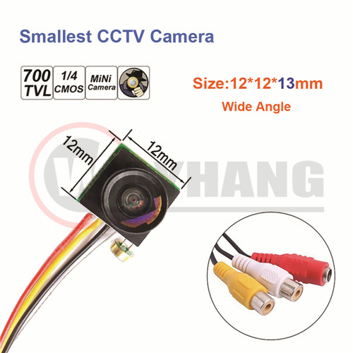 700TVL wide angle mini cctv camera