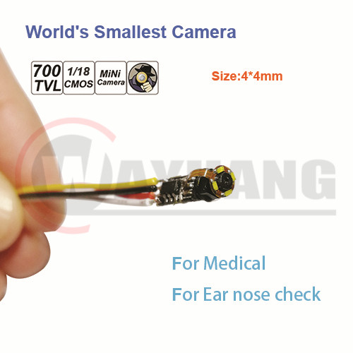 World's smallest covert video pinhole camera