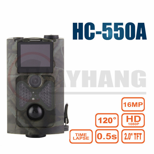 HC-550A Hunting Camera Upgraded Version 5MP Color CMOS 16MP 1080P PIR Sensor Multi Zone Trap Wildlife Trail Hunting Game Cameras