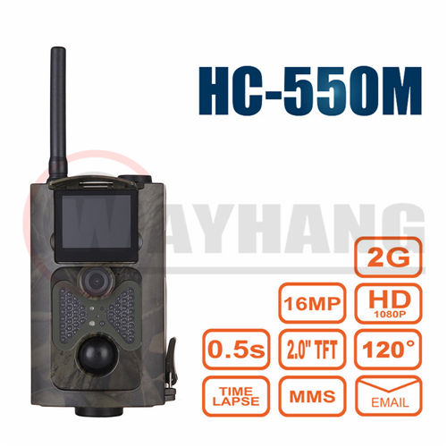 120 Degrees Night Vision Hunting Camera HC-550M 2G SMS Wild Hunter Game Trail Trap Pir Sensor Gsm Mms Infrared Wildlife Camera