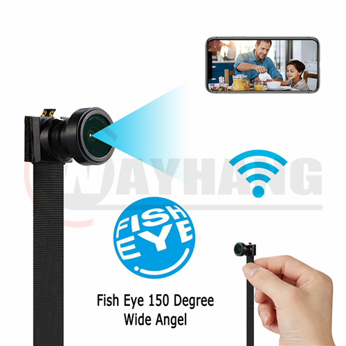 Wide Angle 4K 1080P Mini WiFi Camera P2P Camera DIY Module Pinhole IP Sound Recording Motion Detection Video Webcam