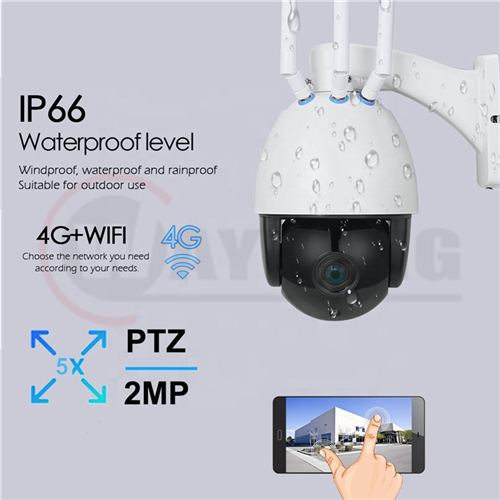 1080P WIFI/4G Wireless Solar Powered Surveillance IP Camera