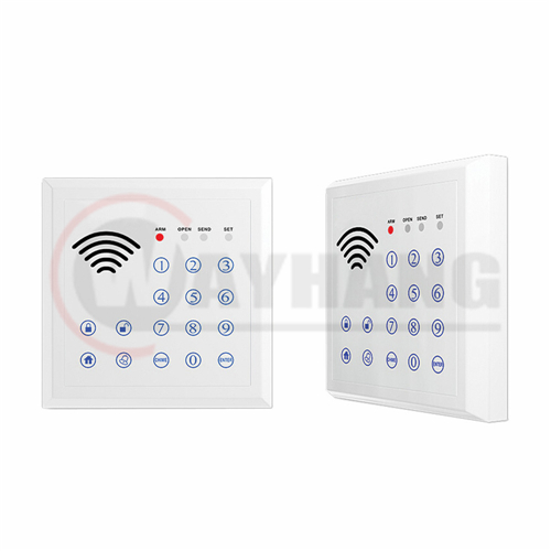 Wireless keypad for home alarm