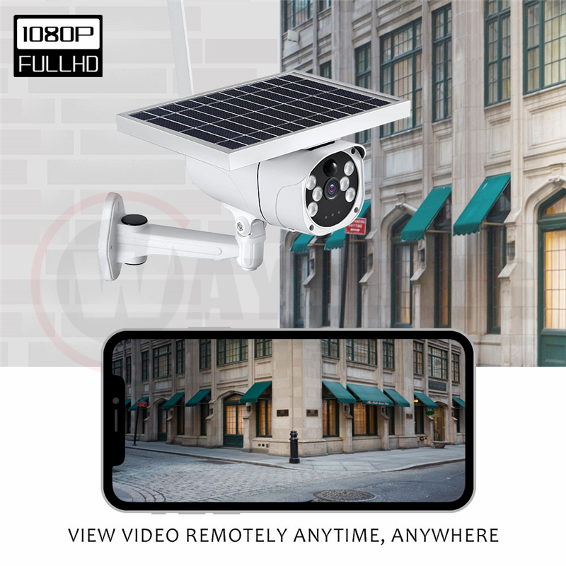 4G SIM Card Wireless Solar IP Camera 1080P HD Bullet Security Camera IR Night Vision Solar Powered CCTV Surveillance Cam